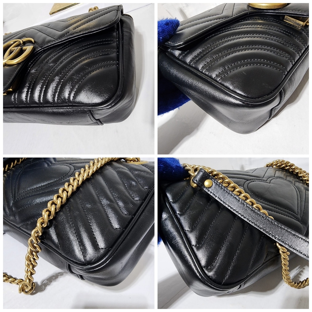 Gucci GG Marmont Medium Matelassé Shoulder Bag - Picture 13 of 14
